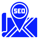 Local SEO icon with text 'Local SEO Agency in Ahmedabad'